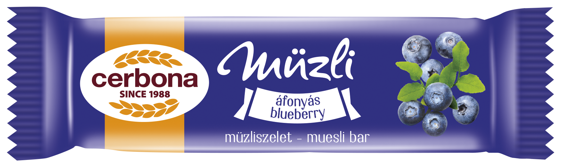 Cerbona Áfonyás müzliszelet 20g